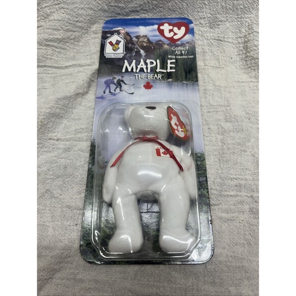 Beanie Babies Ty: Glory, Erin, Maple And Britannia The Bears 1999 - Picture 4 of 9